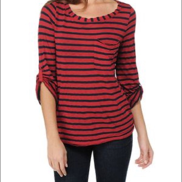 Splendid Venice Slub 3/4 Sleeve Top - Picture 7 of 11